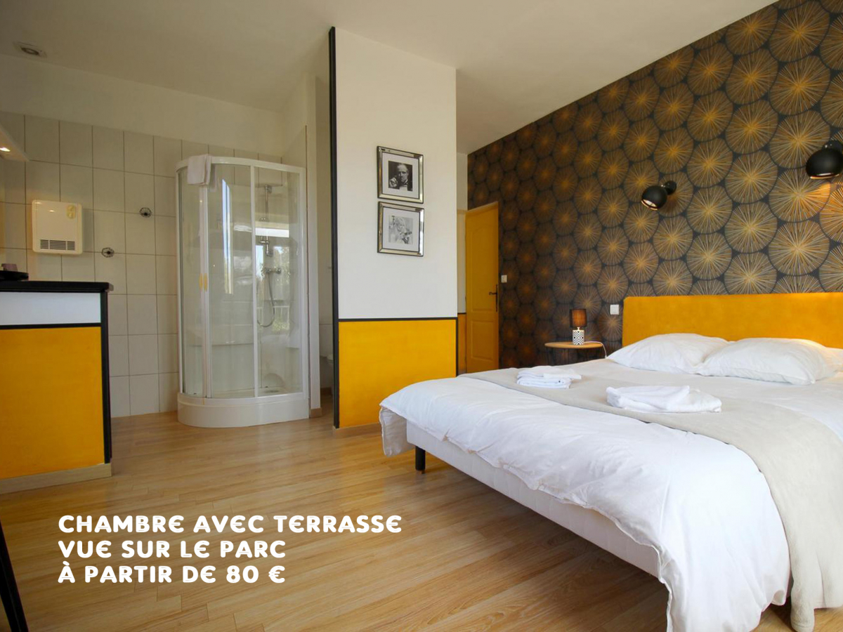 chambre double lit 160 avec terrasse