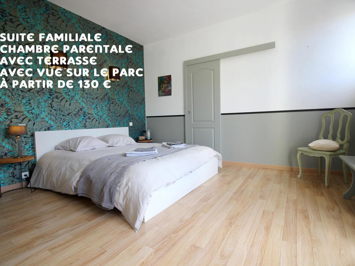 suite familiale chambre double 160 avec terrasse
