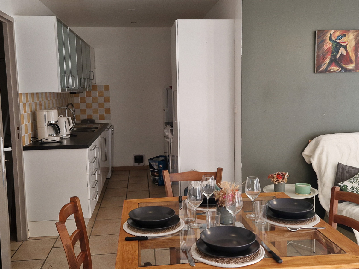 coin repas et cuisine gîte