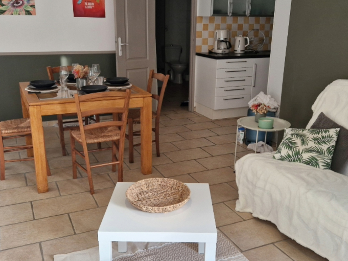 pièce à vivre gîte